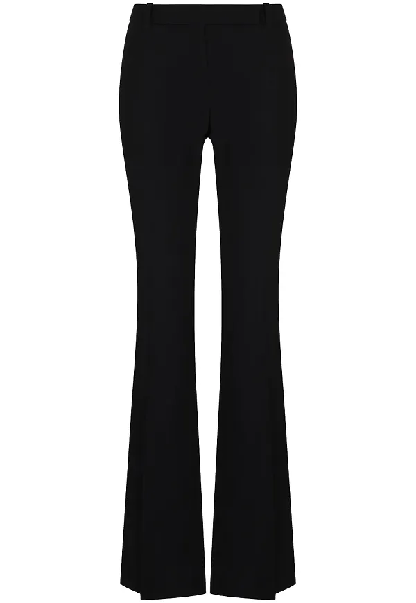 Alexander McQueen finbyxor i bootcut-modell - Svart