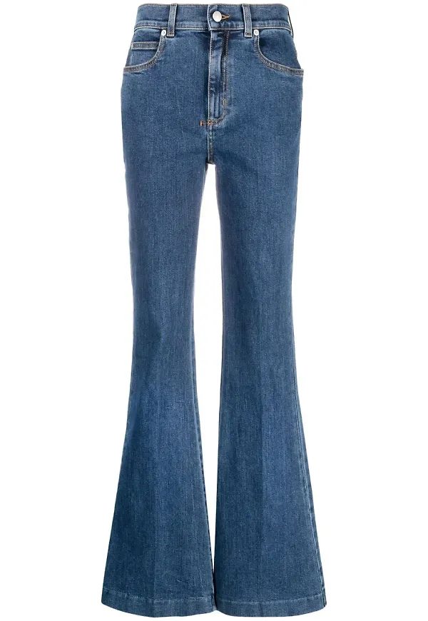 Alexander McQueen flare-jeans - Blå