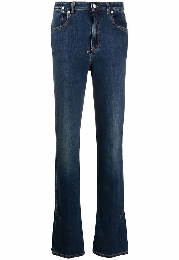 Alexander McQueen flare-jeans - Blå