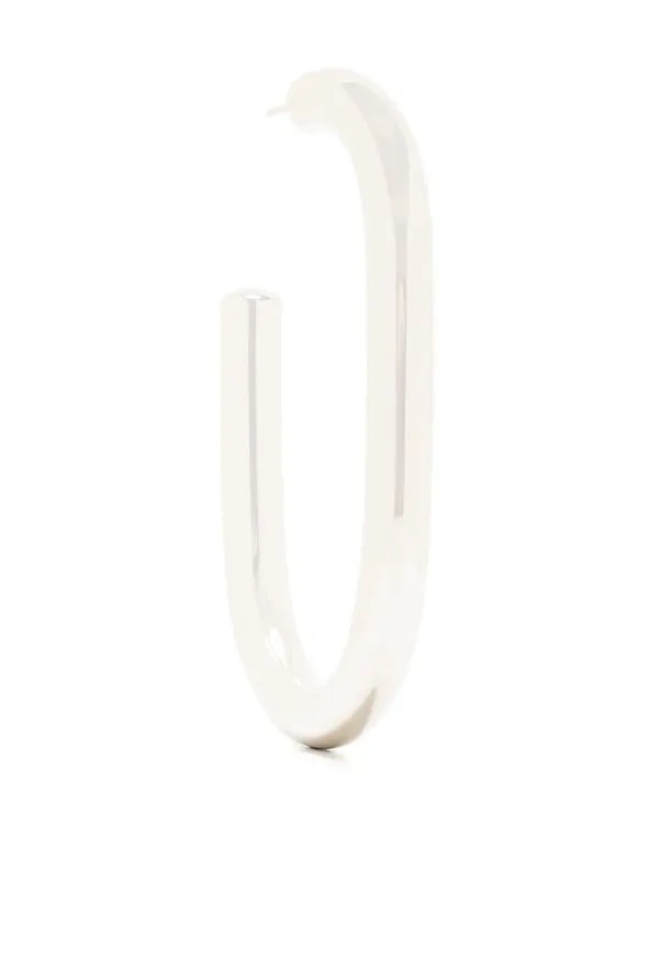 Alexander McQueen hoop med dödskalle - Silverfärgad
