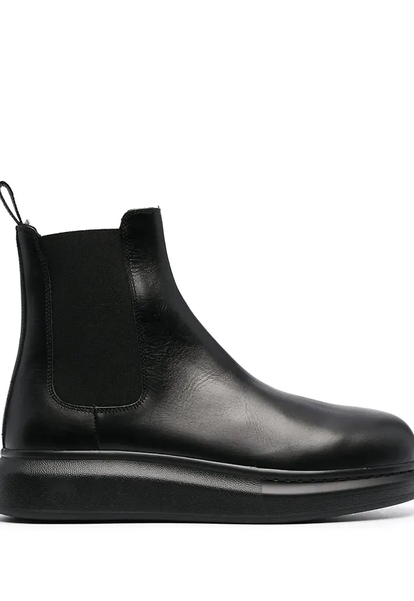 Alexander McQueen Hybrid Chelsea-boots - Svart