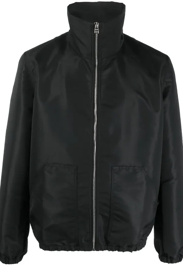 Alexander McQueen jacka med graffititryck - Svart