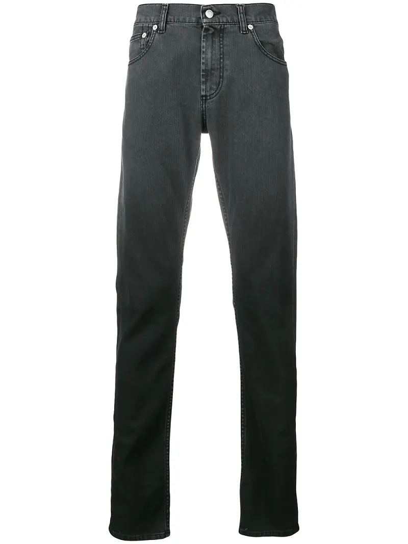 Alexander McQueen jeans med raka ben - Grå