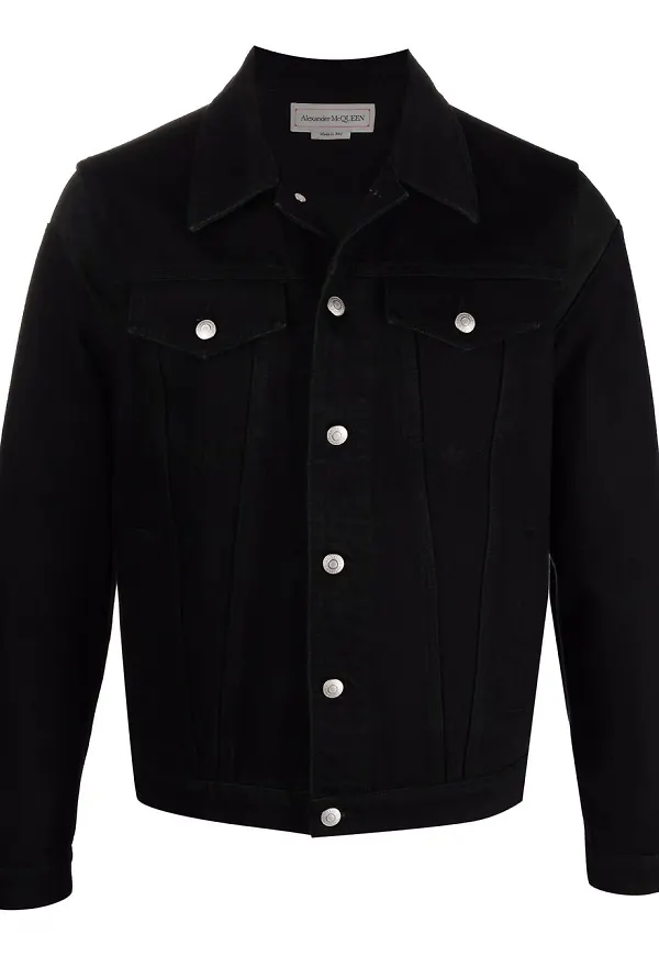 Alexander McQueen jeansjacka - Svart