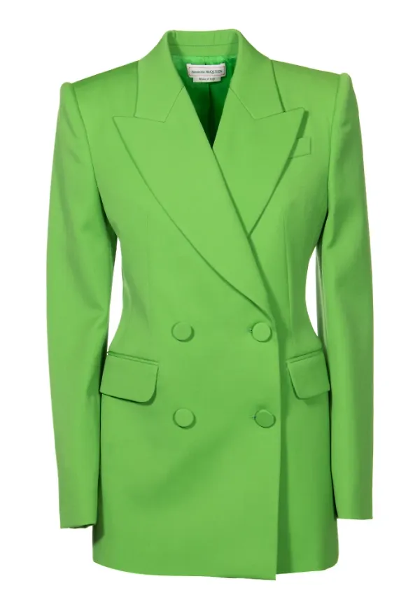 Alexander McQueen Kavaj Grön, Dam