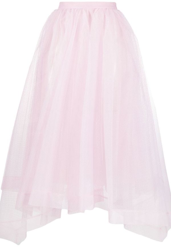 Alexander McQueen kjol med asymmetrisk design - Rosa