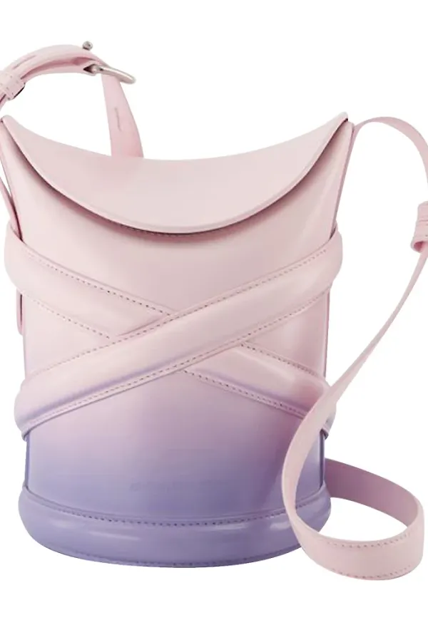 Alexander McQueen Kurvpåsen i lila Rosa, Dam