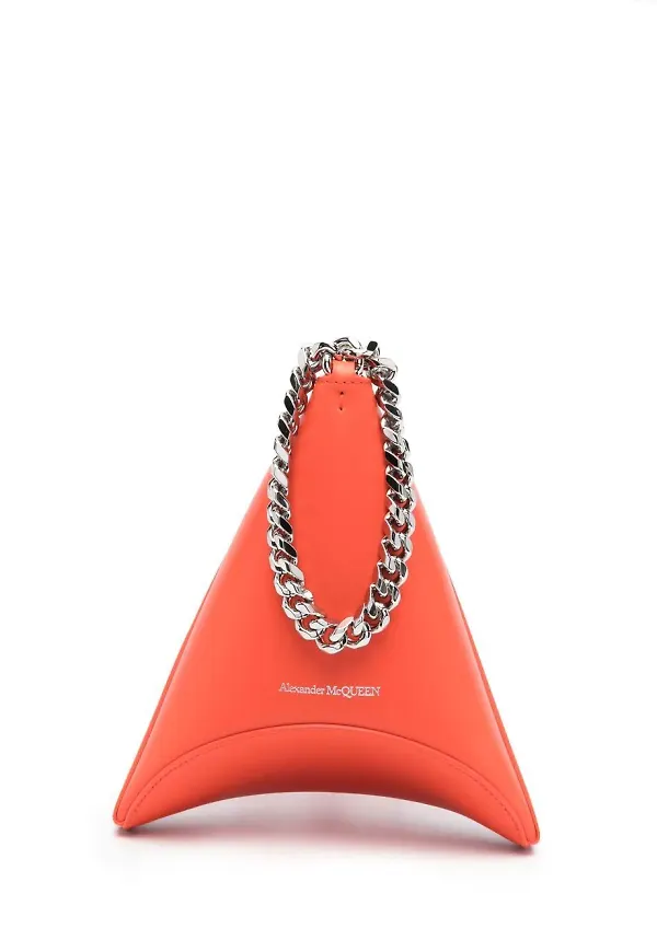 Alexander McQueen kuvertväska med präglad logotyp - Orange