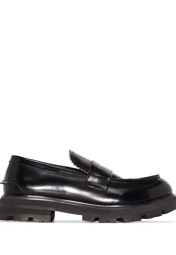 Alexander McQueen loafers - Svart