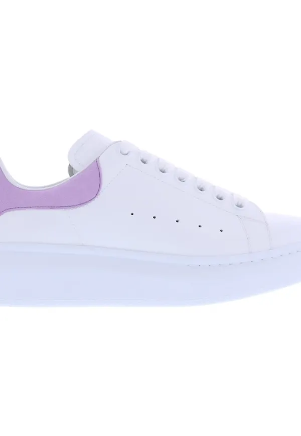 Alexander McQueen Lädersneakers Vit, Dam