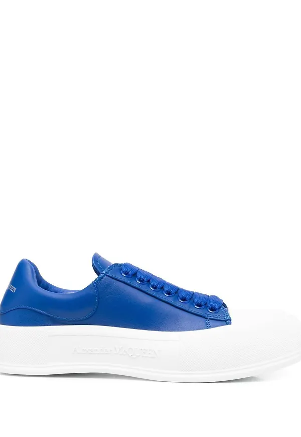 Alexander McQueen låga sneakers - Blå