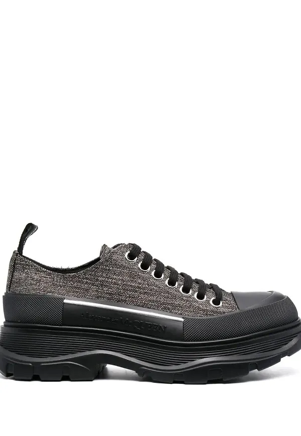 Alexander McQueen låga sneakers - Svart