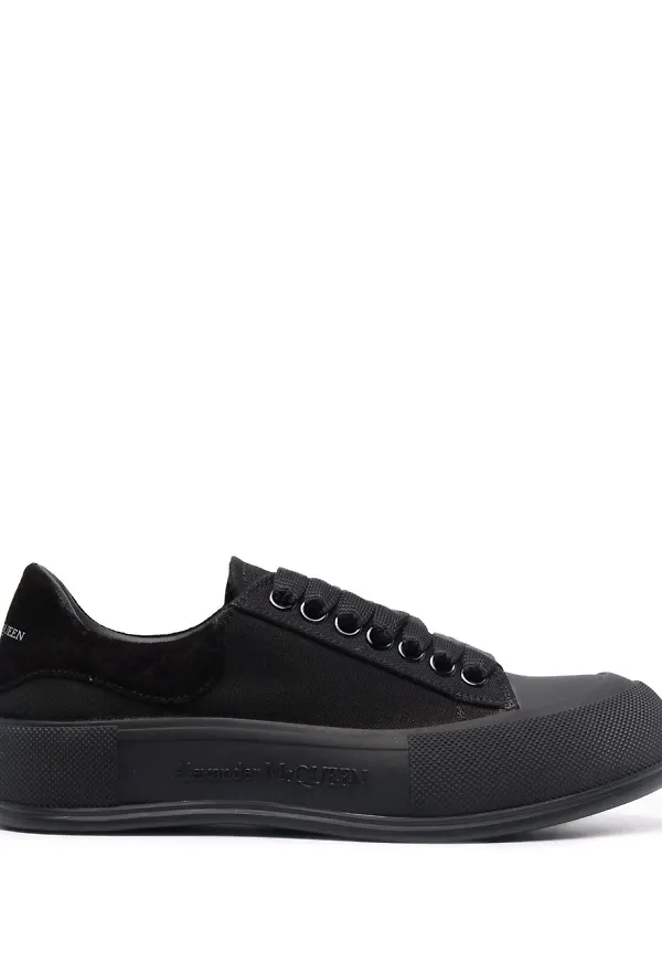 Alexander McQueen låga sneakers - Svart
