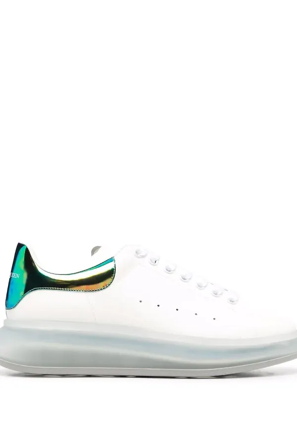 Alexander McQueen låga sneakers - Vit