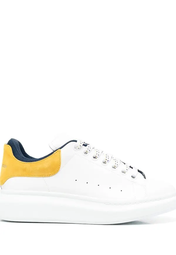 Alexander McQueen låga sneakers - Vit