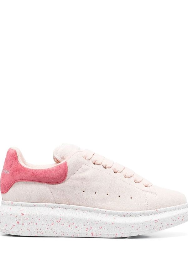 Alexander McQueen låga sneakers i oversize-modell - Rosa
