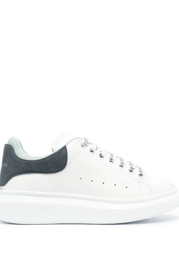 Alexander McQueen låga sneakers med färgblock - Vit