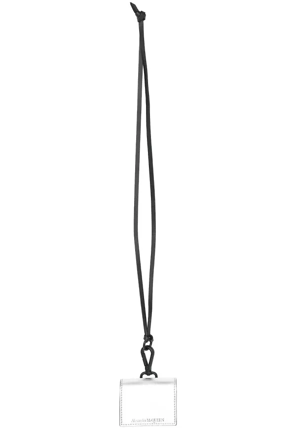 Alexander McQueen metallic Airpod-fodral - Grå