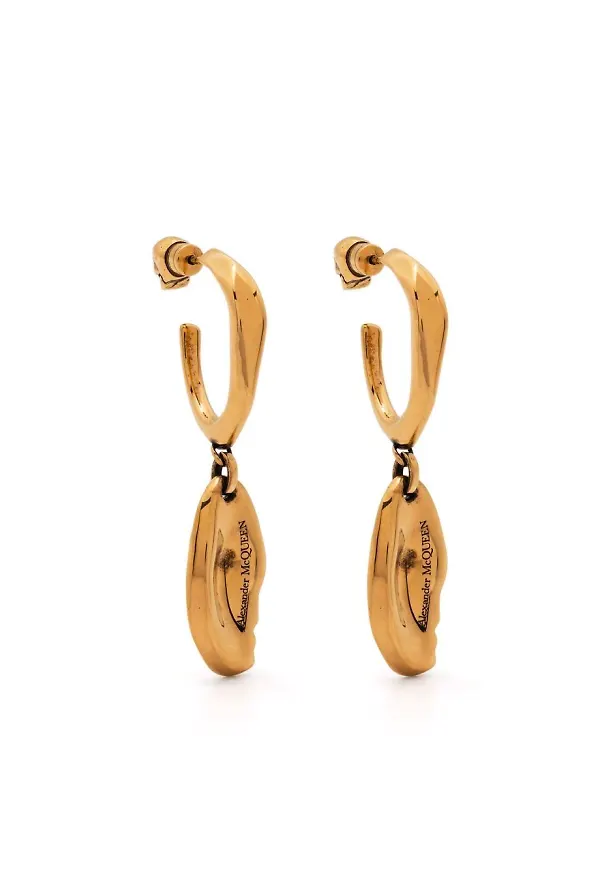 Alexander McQueen Molten hoops - Guldfärgad