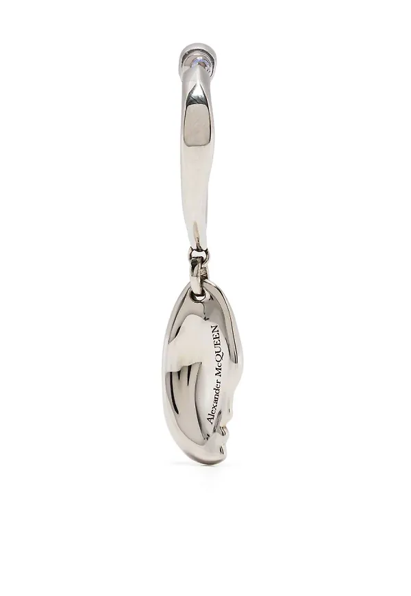 Alexander McQueen Molten hoops - Silverfärgad