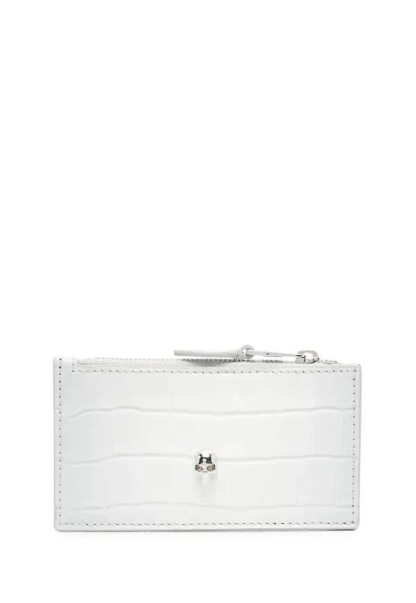 Alexander McQueen Plånbok/korthållare Vit, Dam