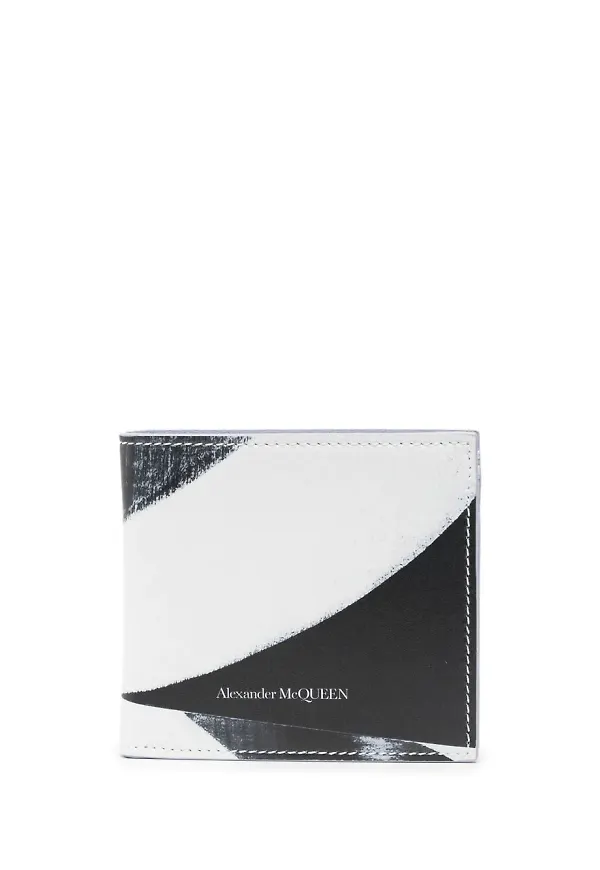 Alexander McQueen plånbok med tryck - Vit