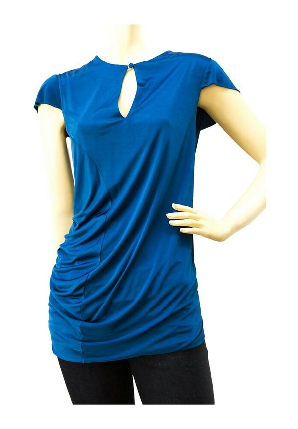 Alexander McQueen Pre-owned Asymmetric Fabulous top Blå, Dam