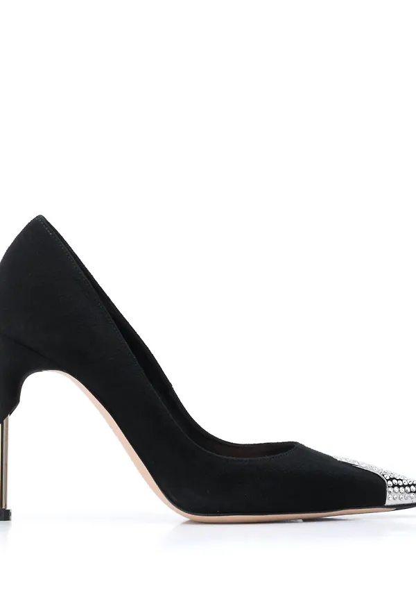 Alexander McQueen pumps med strass - Svart