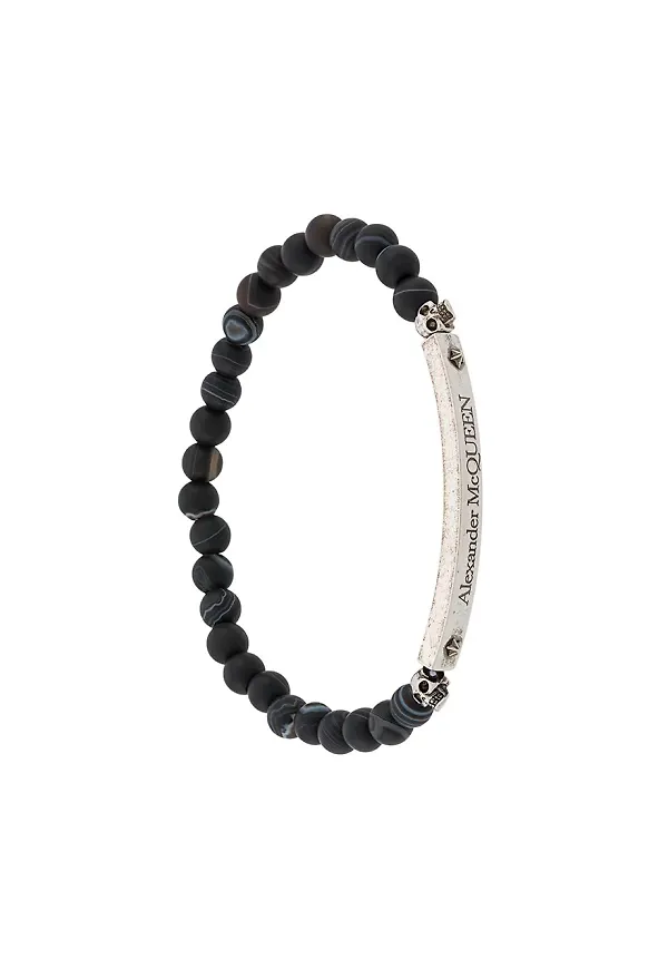 Alexander McQueen pärlarmband - Svart