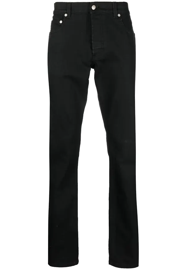 Alexander McQueen raka byxor - Svart