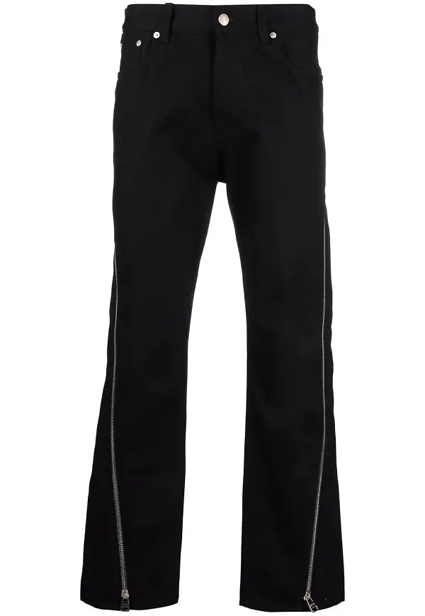 Alexander McQueen raka byxor - Svart