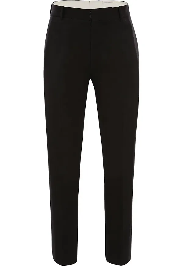 Alexander McQueen raka byxor - Svart