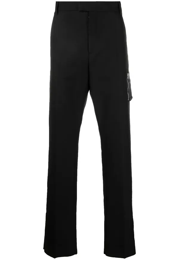 Alexander McQueen raka byxor - Svart