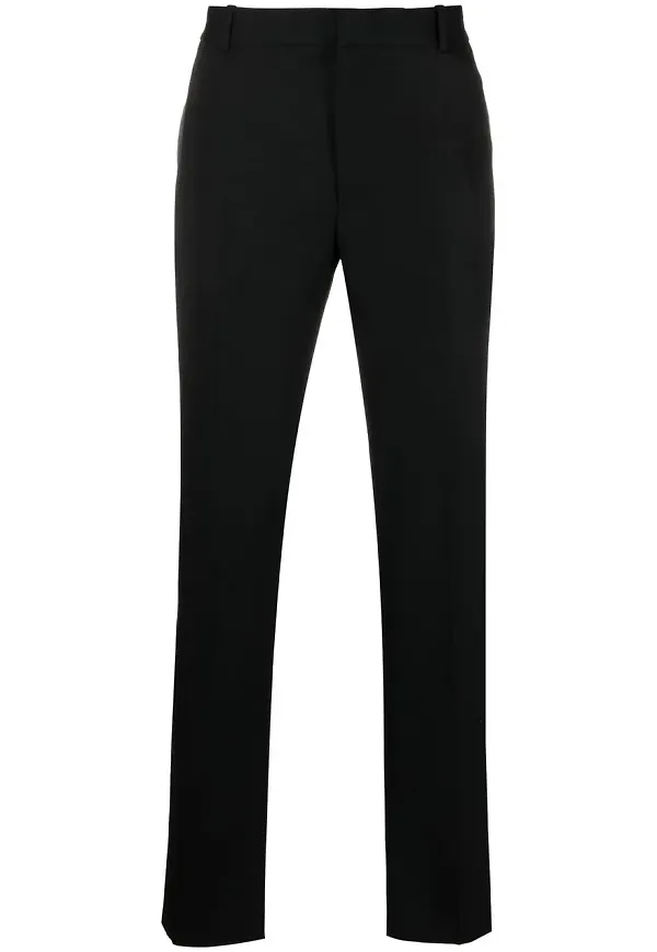 Alexander McQueen raka finbyxor - Svart
