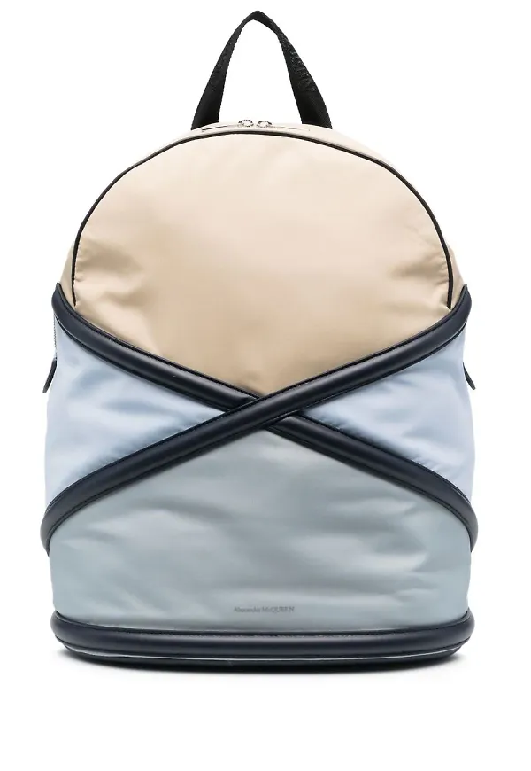 Alexander McQueen ryggsäck i läder - Neutral