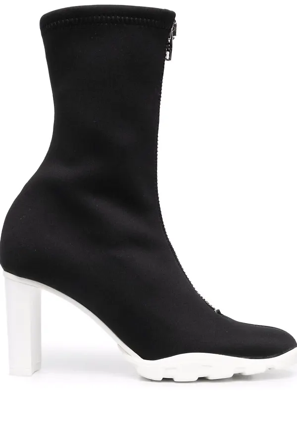 Alexander McQueen Scuba 85 stövlar - Svart