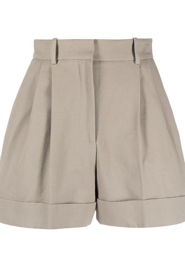 Alexander McQueen shorts med dold knäppning - Neutral