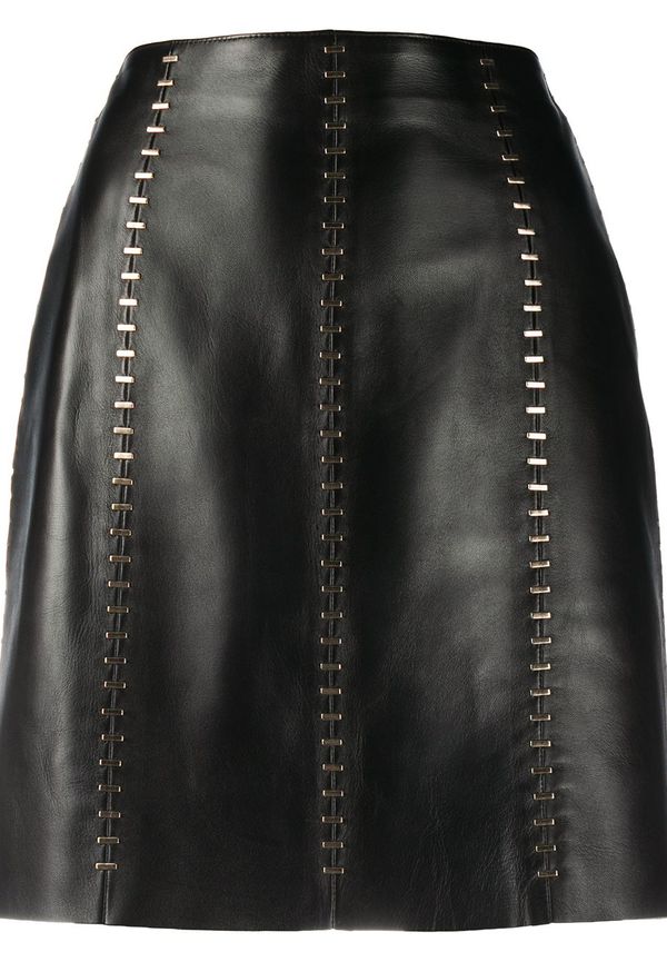 Alexander McQueen skinnkjol - Svart