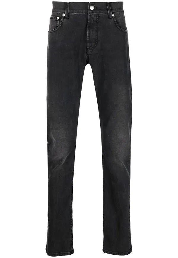 Alexander McQueen skinny-jeans - Svart