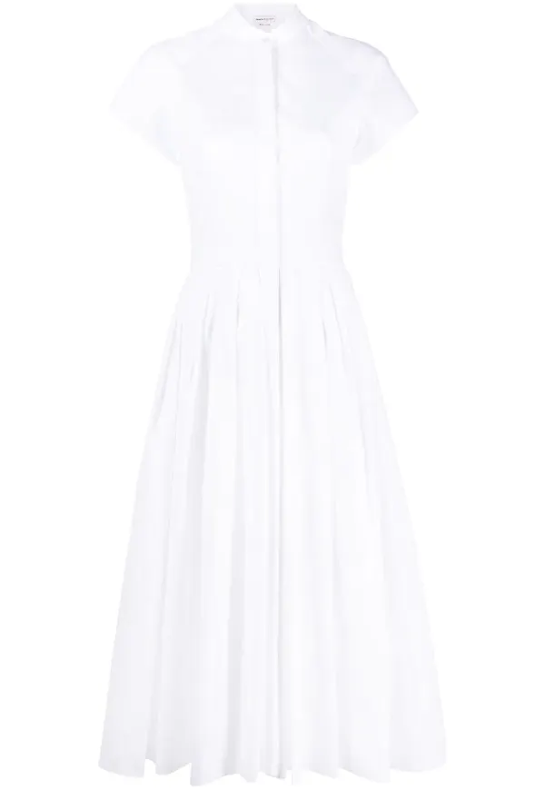 Alexander McQueen skjortklänning - Vit