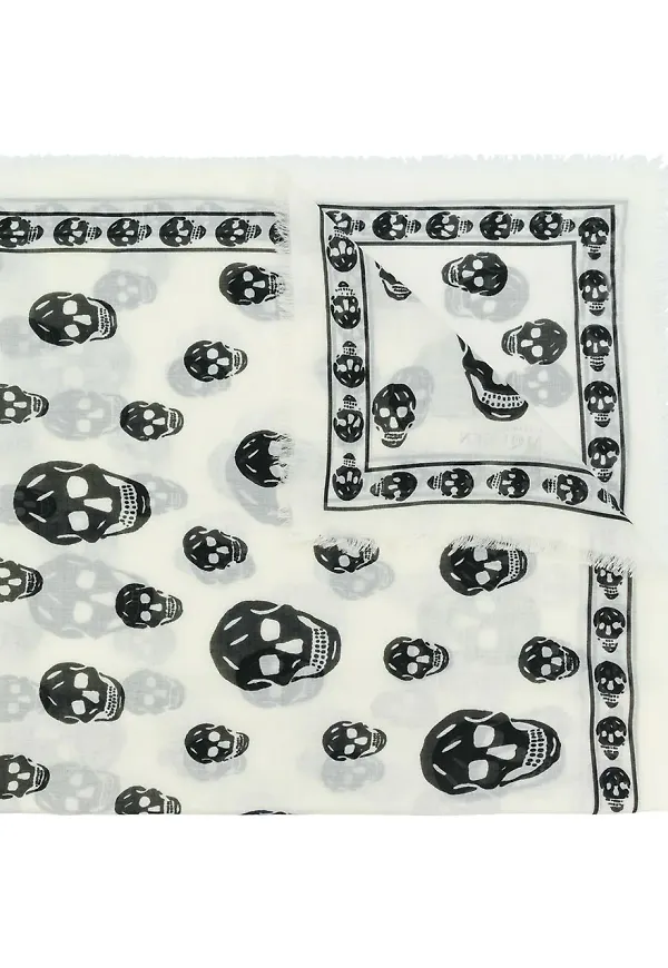 Alexander McQueen skull scarf - Neutral