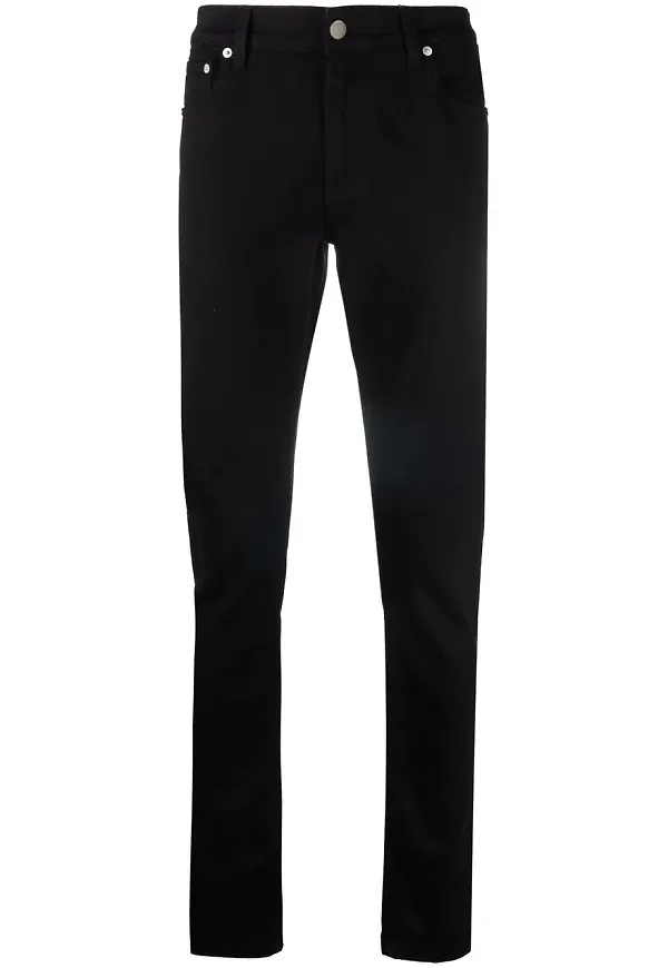 Alexander McQueen slim fit-jeans - Svart