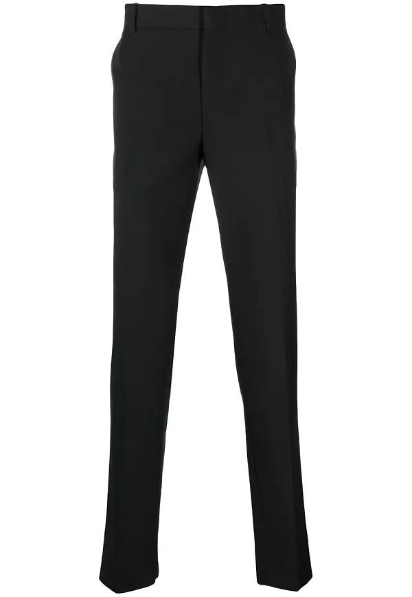 Alexander McQueen smala finbyxor - Svart