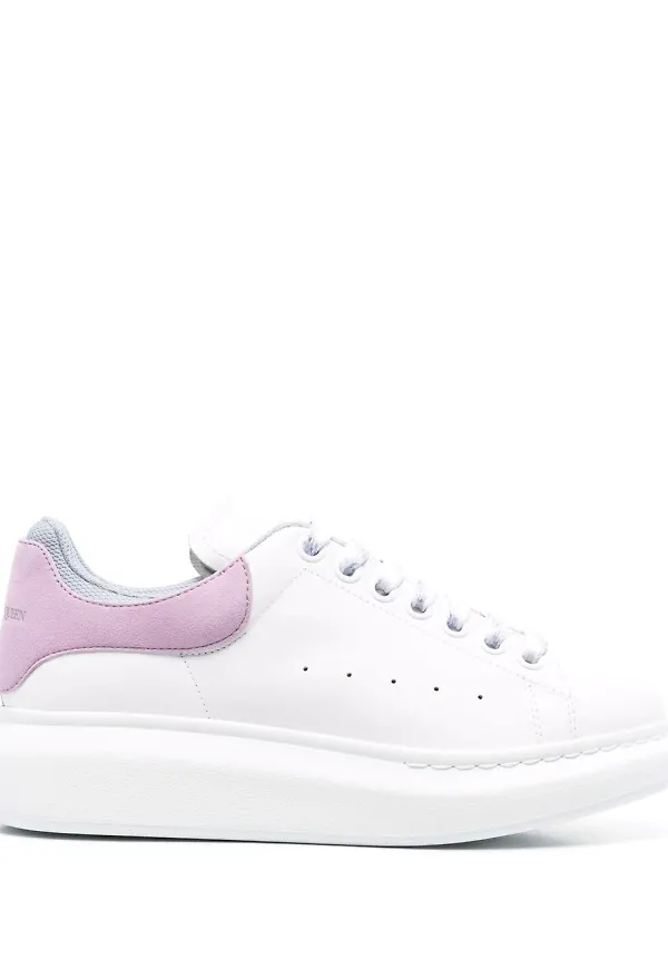 Alexander McQueen sneakers med kontrastpanel - Vit