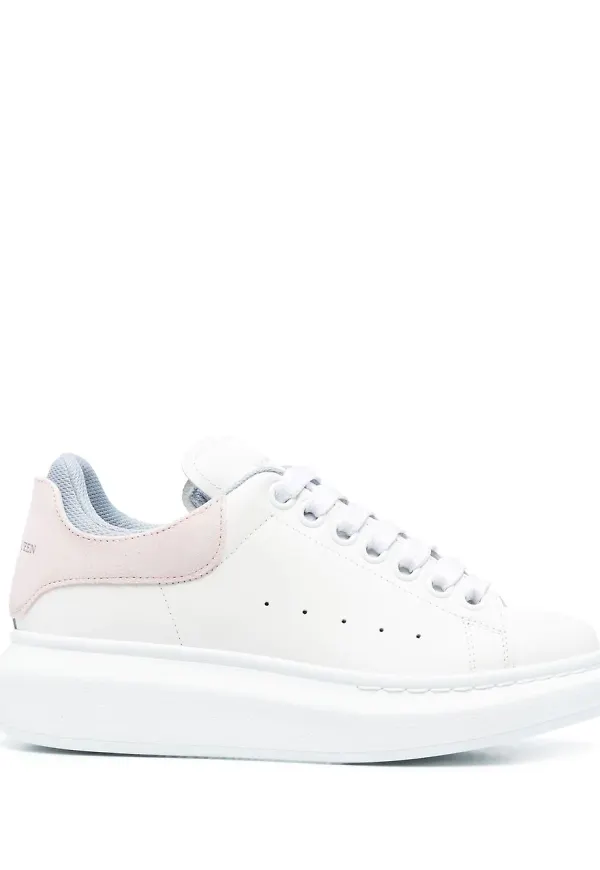 Alexander McQueen sneakers med stor sula - Vit