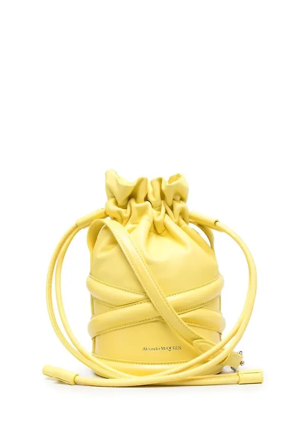Alexander McQueen Soft Curve fiskehatt - Gul