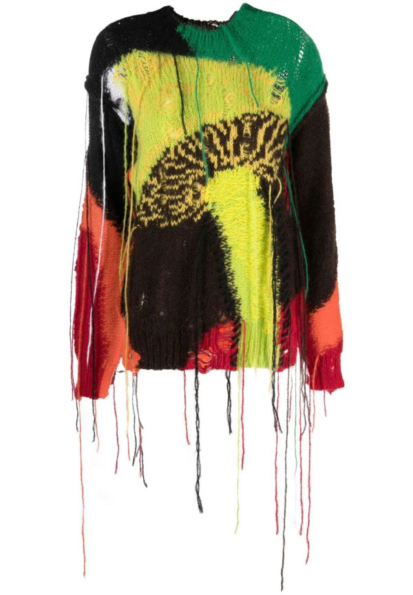 Alexander McQueen stickad tröja - Grön
