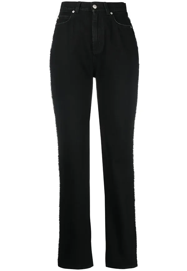Alexander McQueen straight-jeans - Svart