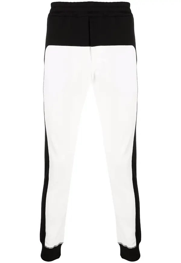 Alexander McQueen sweatpants med panel - Vit