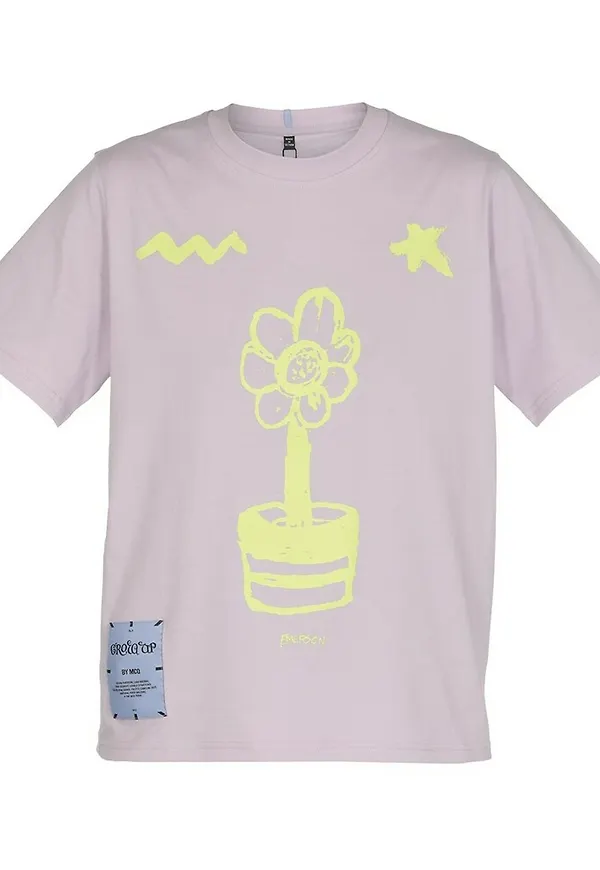Alexander McQueen T-shirt Lila, Dam